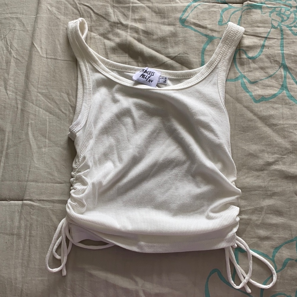 Princess Polly scrunch side crop tank